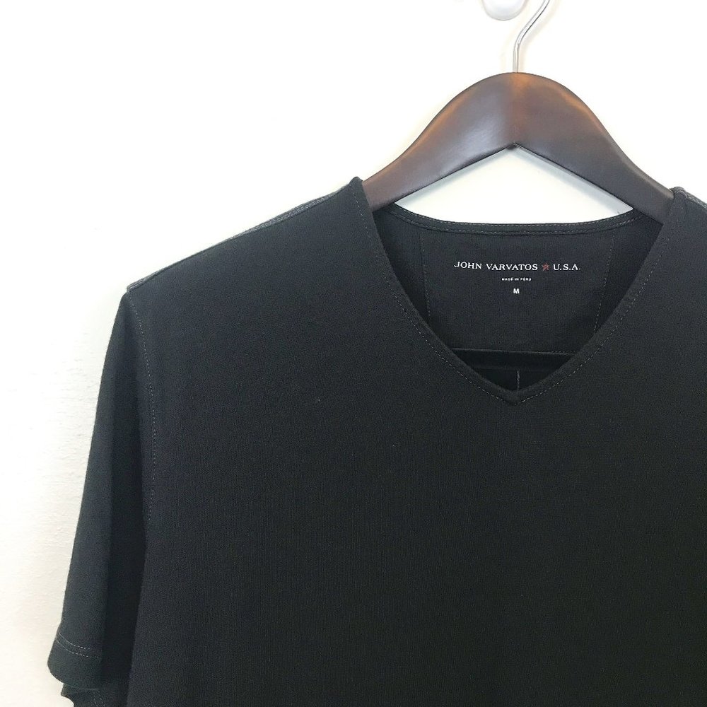 John Varvatos T-shirt, Black, Medium